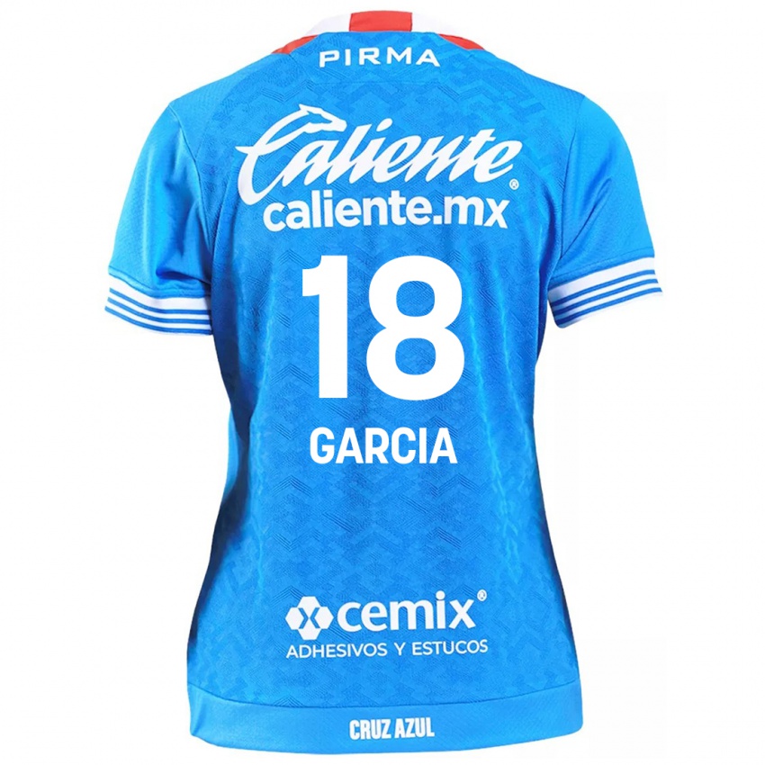 Criança Camisola Diana Garcia #18 Céu Azul Principal 2024/25 Camisa