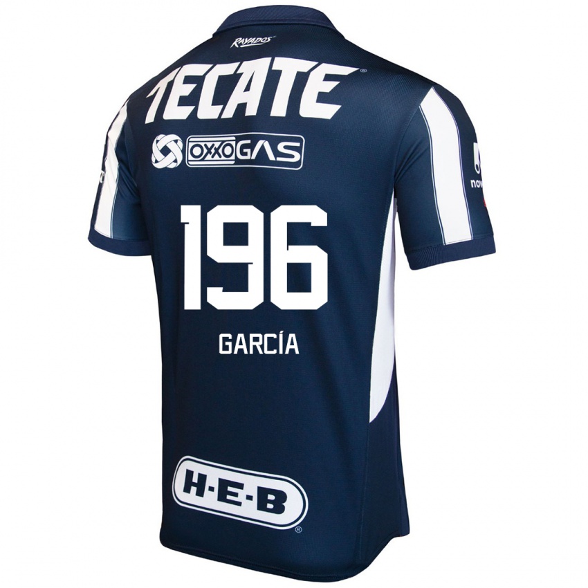 Criança Camisola Diego García #196 Azul Vermelho Branco Principal 2024/25 Camisa