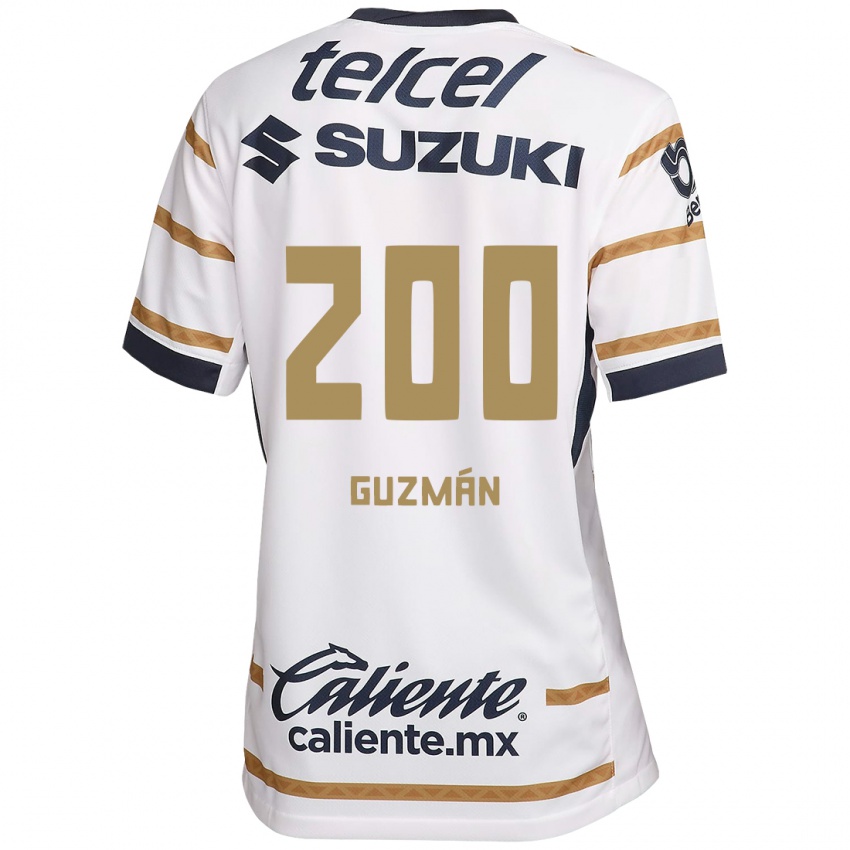 Criança Camisola Alan Guzmán #200 Obsidiana Branca Principal 2024/25 Camisa