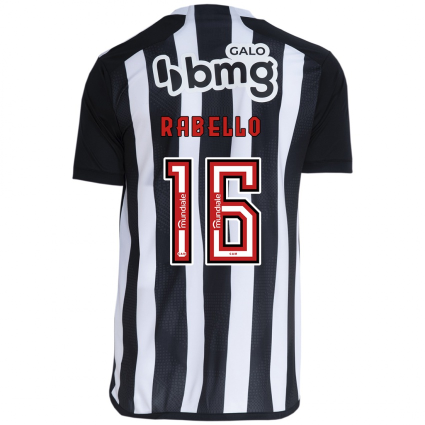 Criança Camisola Igor Rabello #16 Branco Preto Principal 2024/25 Camisa