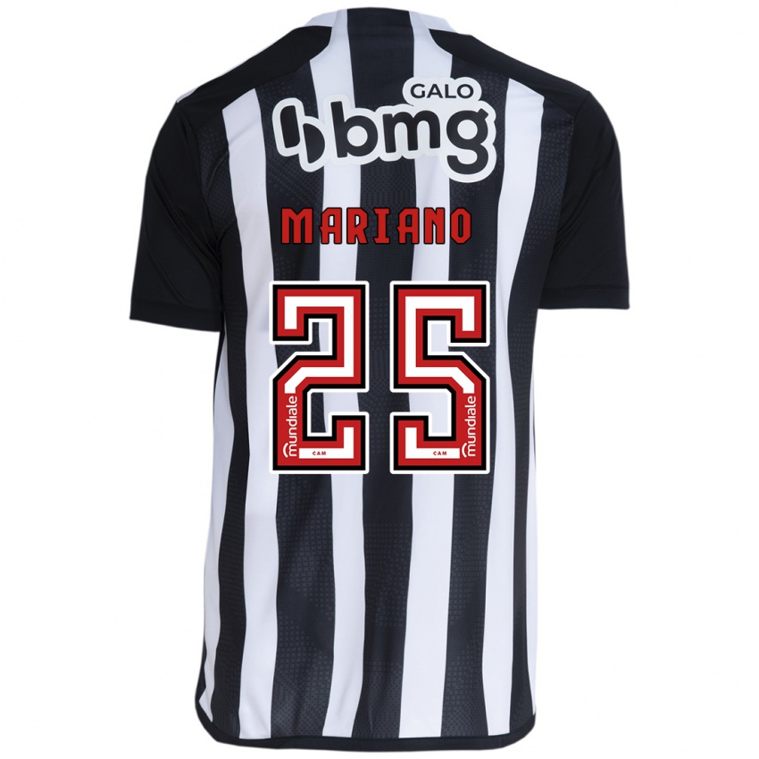 Criança Camisola Mariano #25 Branco Preto Principal 2024/25 Camisa