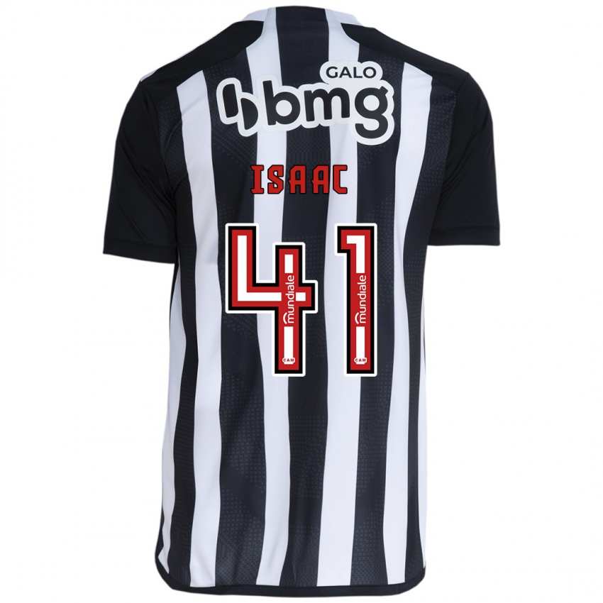 Criança Camisola Isaac #41 Branco Preto Principal 2024/25 Camisa