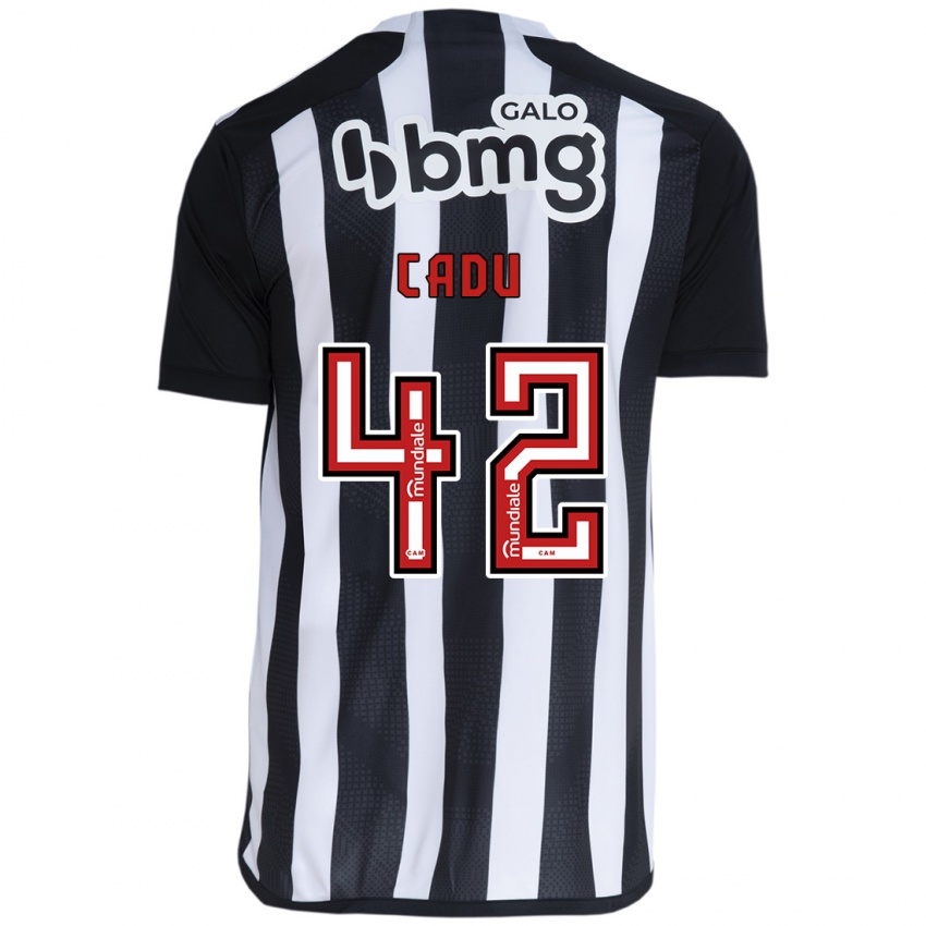 Criança Camisola Cadu #42 Branco Preto Principal 2024/25 Camisa