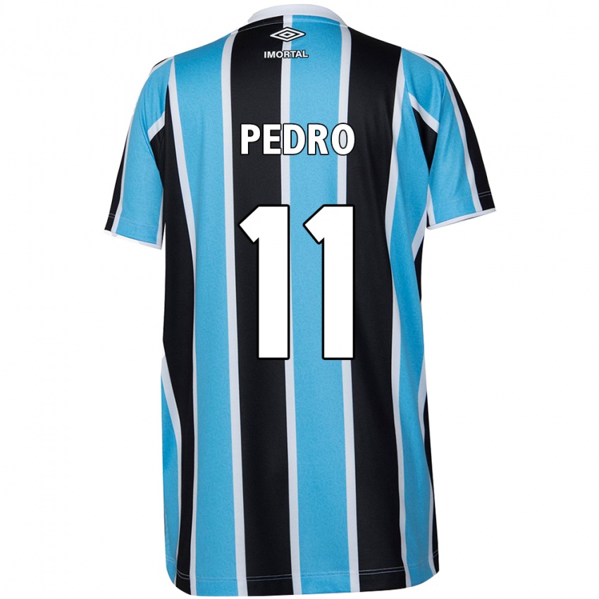 Criança Camisola João Pedro #11 Azul Preto Branco Principal 2024/25 Camisa