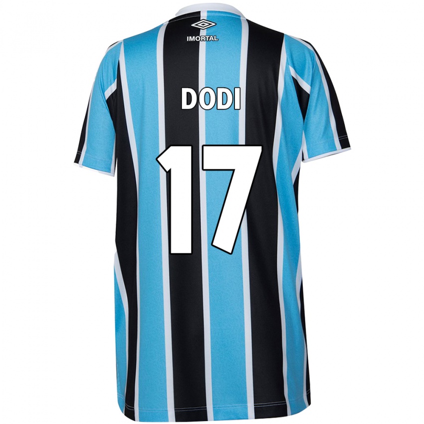 Criança Camisola Dodi #17 Azul Preto Branco Principal 2024/25 Camisa