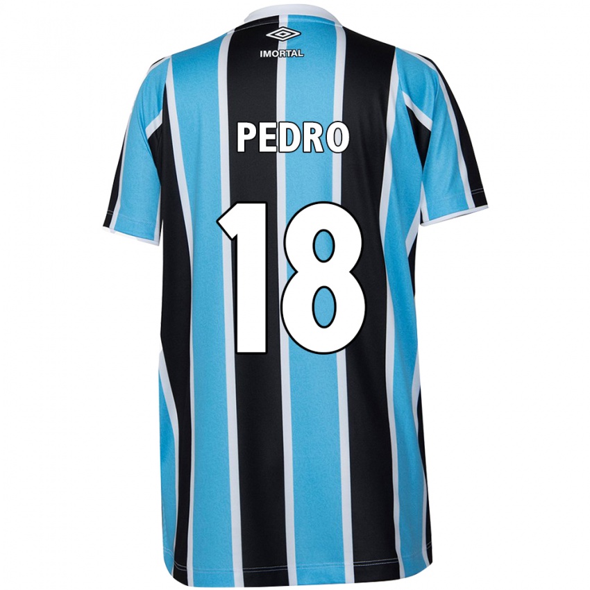 Criança Camisola João Pedro #18 Azul Preto Branco Principal 2024/25 Camisa