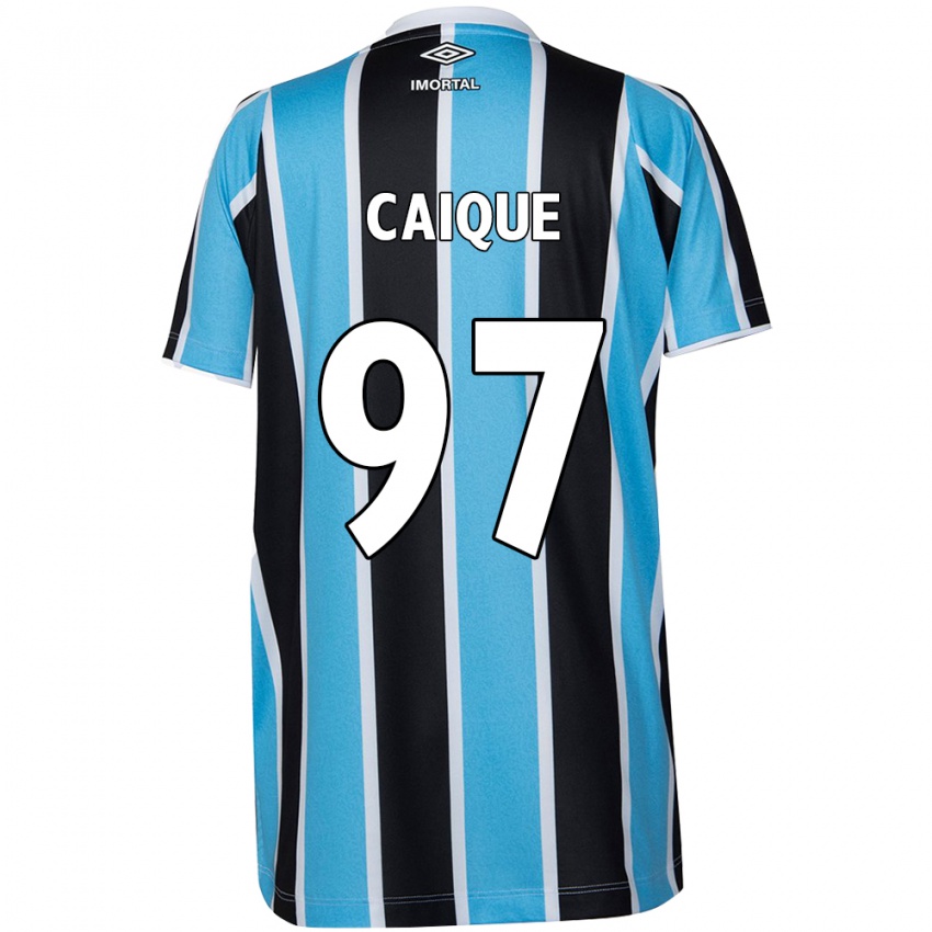 Criança Camisola Caíque #97 Azul Preto Branco Principal 2024/25 Camisa