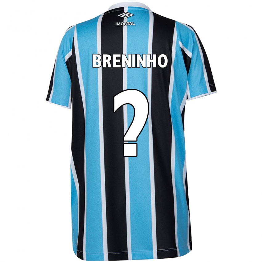 Criança Camisola Breninho #0 Azul Preto Branco Principal 2024/25 Camisa