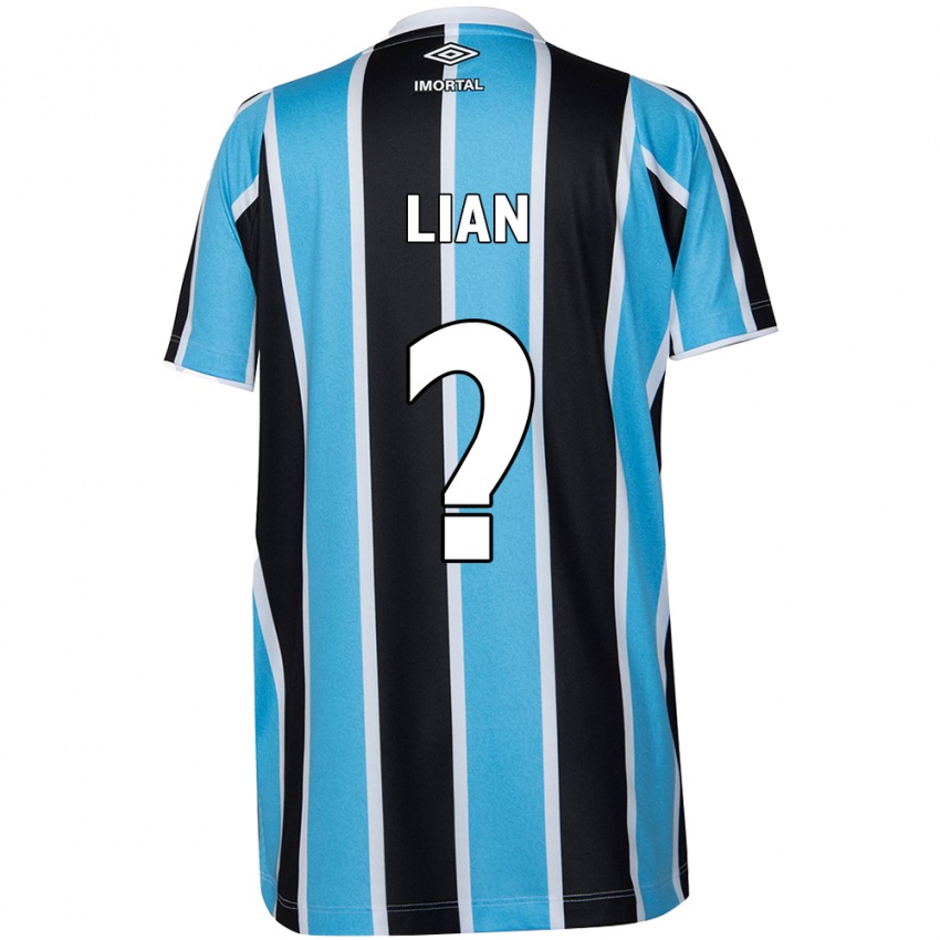 Criança Camisola Lian #0 Azul Preto Branco Principal 2024/25 Camisa