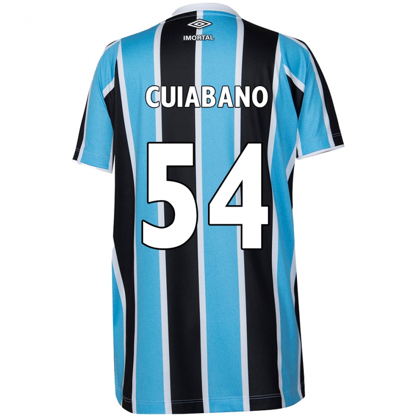 Criança Camisola Cuiabano #54 Azul Preto Branco Principal 2024/25 Camisa