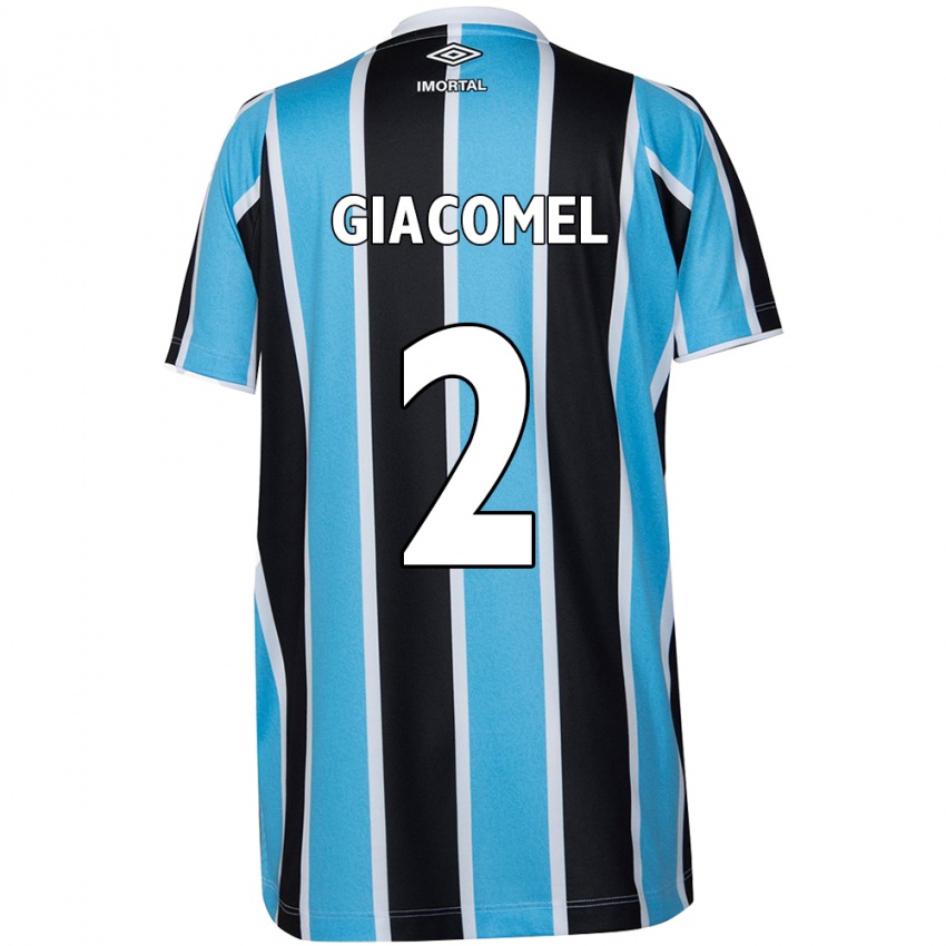 Criança Camisola Laís Giacomel #2 Azul Preto Branco Principal 2024/25 Camisa