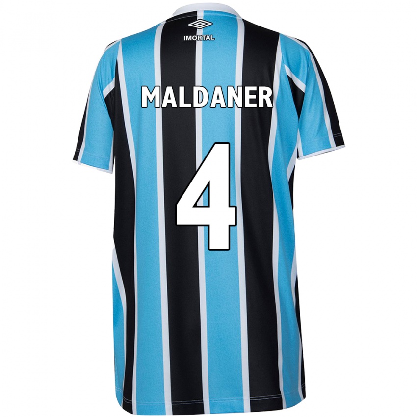 Criança Camisola Pati Maldaner #4 Azul Preto Branco Principal 2024/25 Camisa