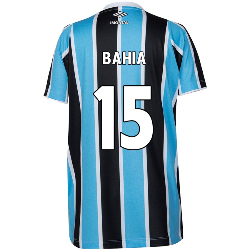 Criança Camisola Raíssa Bahia #15 Azul Preto Branco Principal 2024/25 Camisa