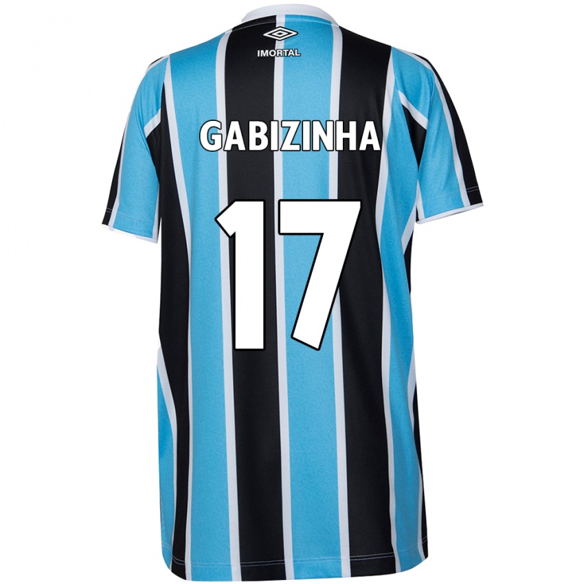 Criança Camisola Gabizinha #17 Azul Preto Branco Principal 2024/25 Camisa