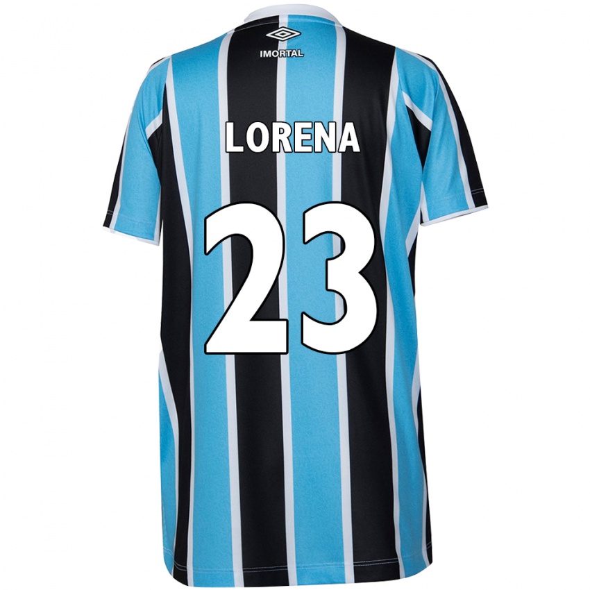 Criança Camisola Lorena #23 Azul Preto Branco Principal 2024/25 Camisa