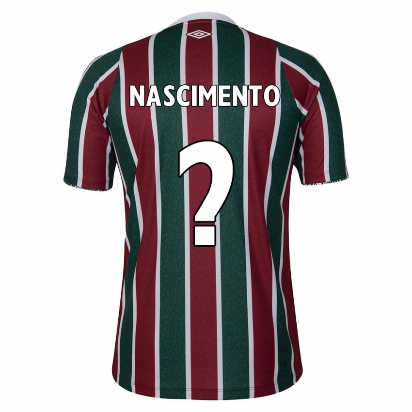 Criança Camisola Hiago Nascimento #0 Verde Castanho Branco Principal 2024/25 Camisa