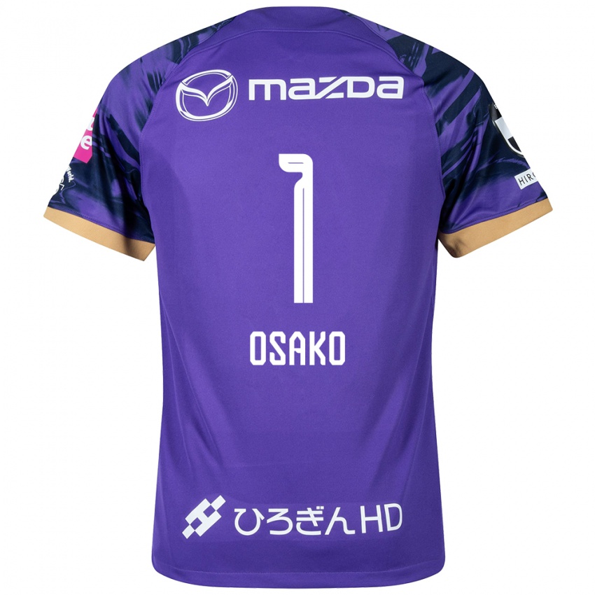 Criança Camisola Keisuke Osako #1 Roxo Branco Principal 2024/25 Camisa