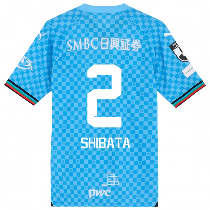 Criança Camisola Shotaro Shibata #2 Azul Azul Principal 2024/25 Camisa