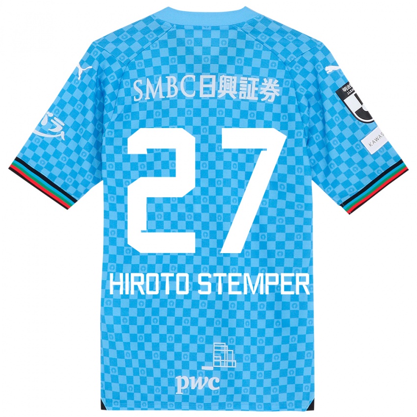 Criança Camisola Luka Hiroto Stemper #27 Azul Azul Principal 2024/25 Camisa