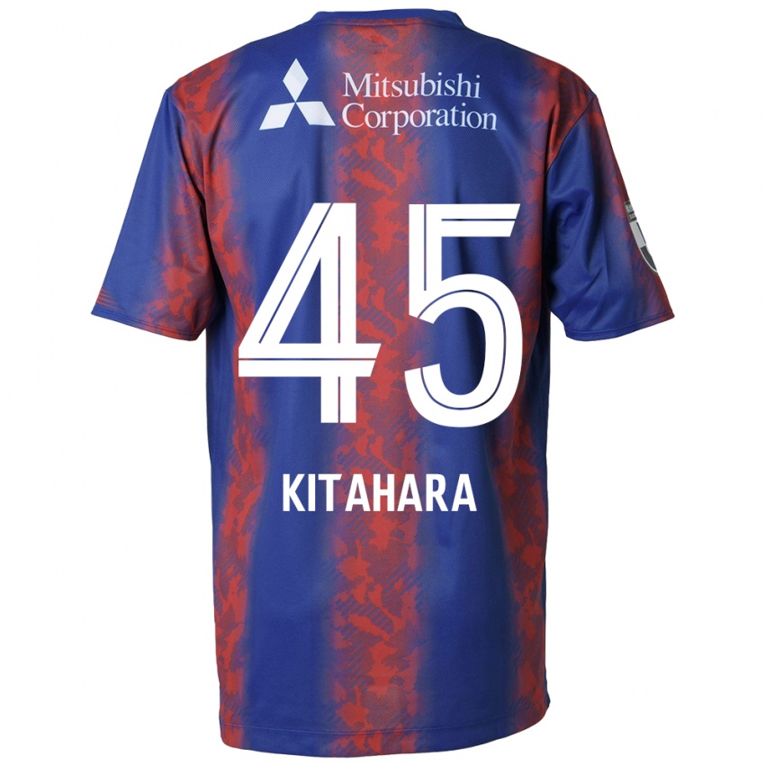 Criança Camisola Maki Kitahara #45 Azul Vermelho Principal 2024/25 Camisa