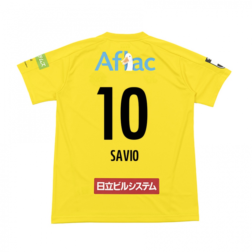 Criança Camisola Matheus Savio #10 Amarelo Preto Principal 2024/25 Camisa