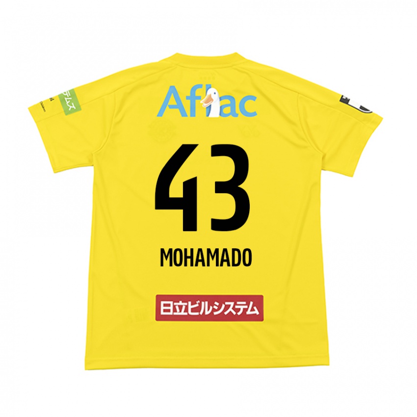 Criança Camisola Faruzansana Mohamado #43 Amarelo Preto Principal 2024/25 Camisa