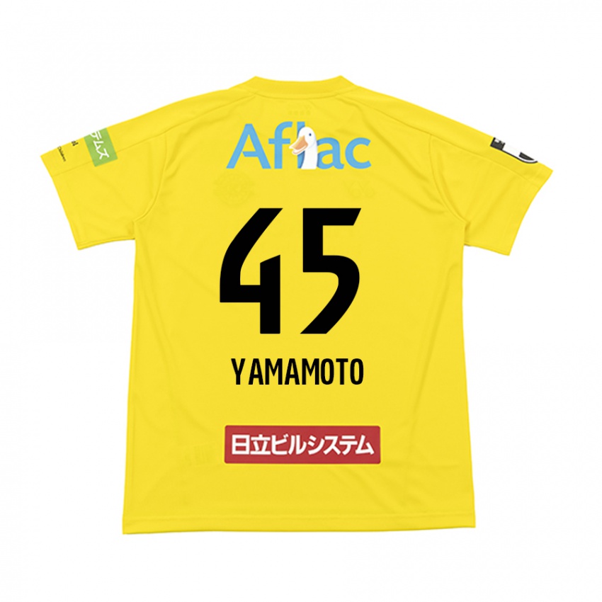 Criança Camisola Ota Yamamoto #45 Amarelo Preto Principal 2024/25 Camisa