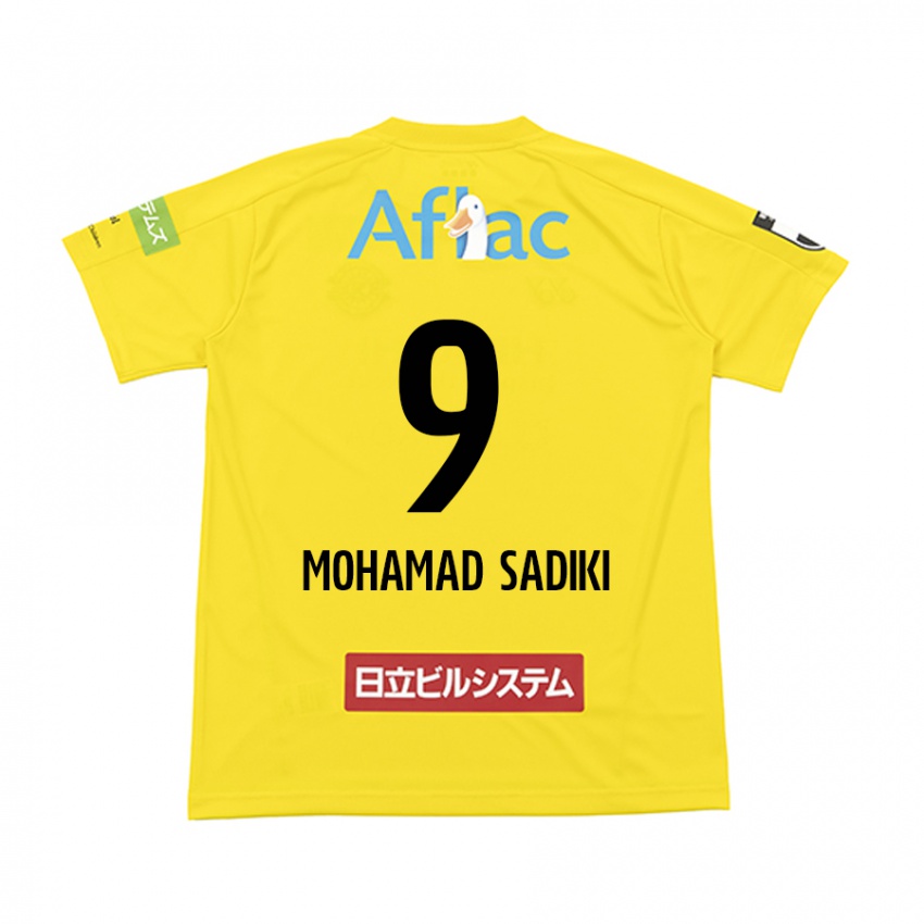 Criança Camisola Wade Mohamad Sadiki #9 Amarelo Preto Principal 2024/25 Camisa