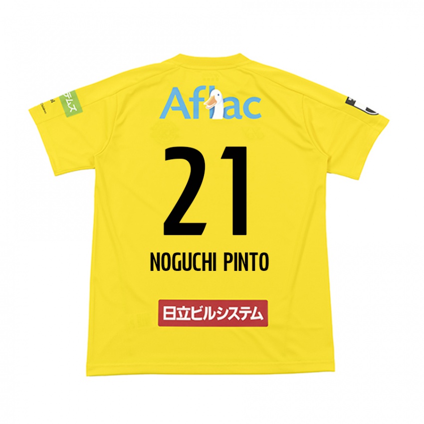 Criança Camisola Amato Noguchi Pinto #21 Amarelo Preto Principal 2024/25 Camisa