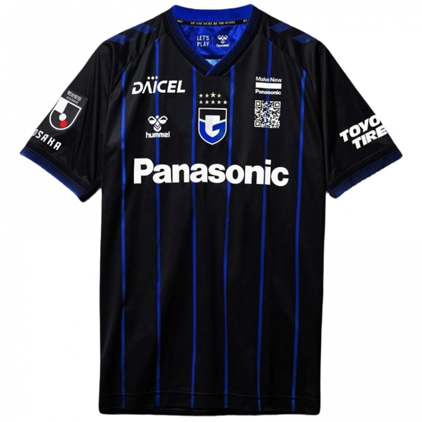 Criança Camisola Seu Nome #0 Preto Azul Principal 2024/25 Camisa