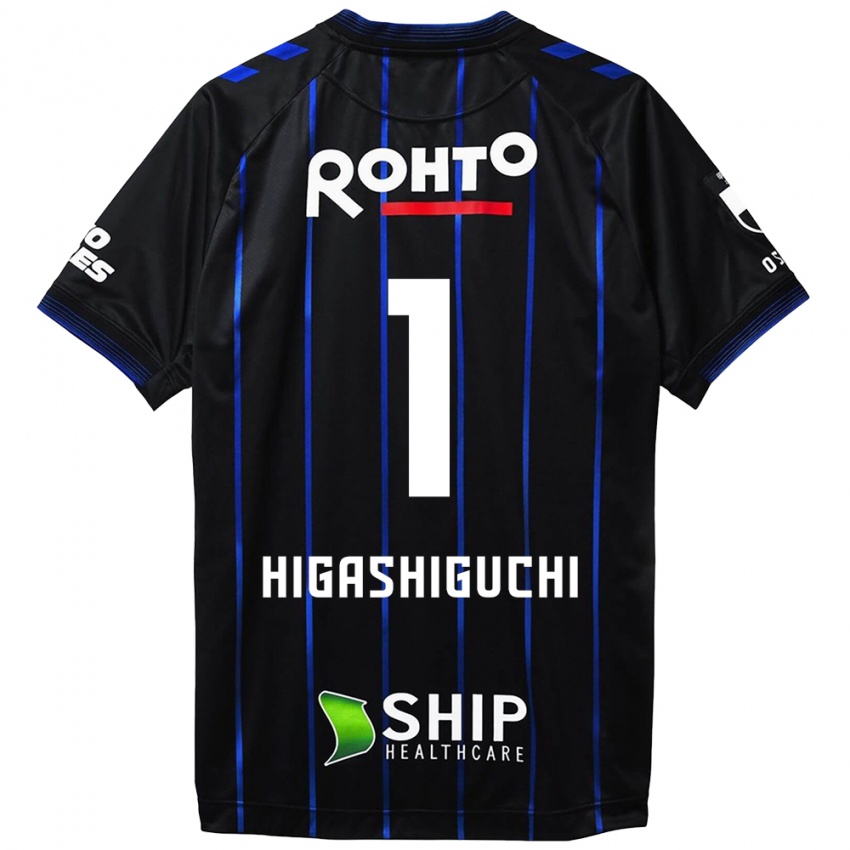 Criança Camisola Masaaki Higashiguchi #1 Preto Azul Principal 2024/25 Camisa