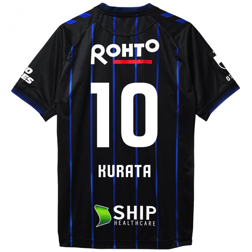 Criança Camisola Shu Kurata #10 Preto Azul Principal 2024/25 Camisa