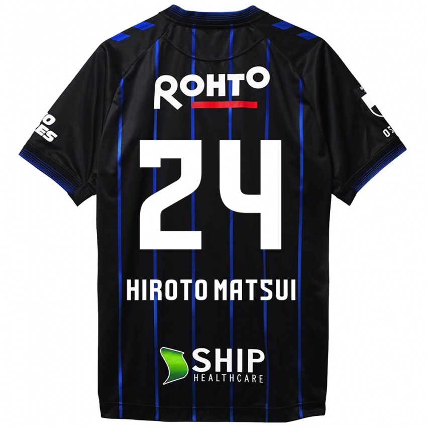 Criança Camisola Elijah Hiroto Matsui #24 Preto Azul Principal 2024/25 Camisa