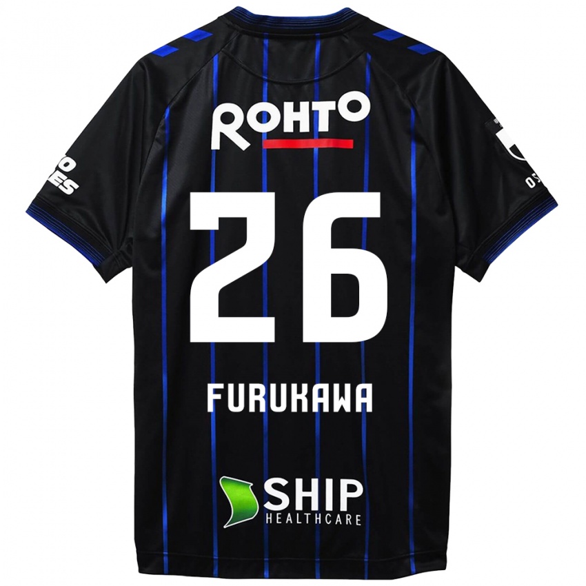 Criança Camisola Kanta Furukawa #26 Preto Azul Principal 2024/25 Camisa