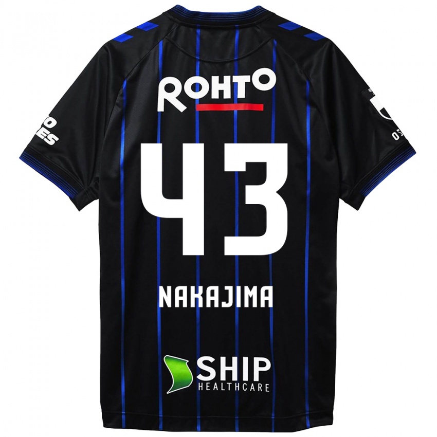 Criança Camisola Yugo Nakajima #43 Preto Azul Principal 2024/25 Camisa