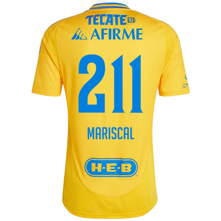 Criança Camisola Kevin Mariscal #211 Ouro Amarelo Principal 2024/25 Camisa