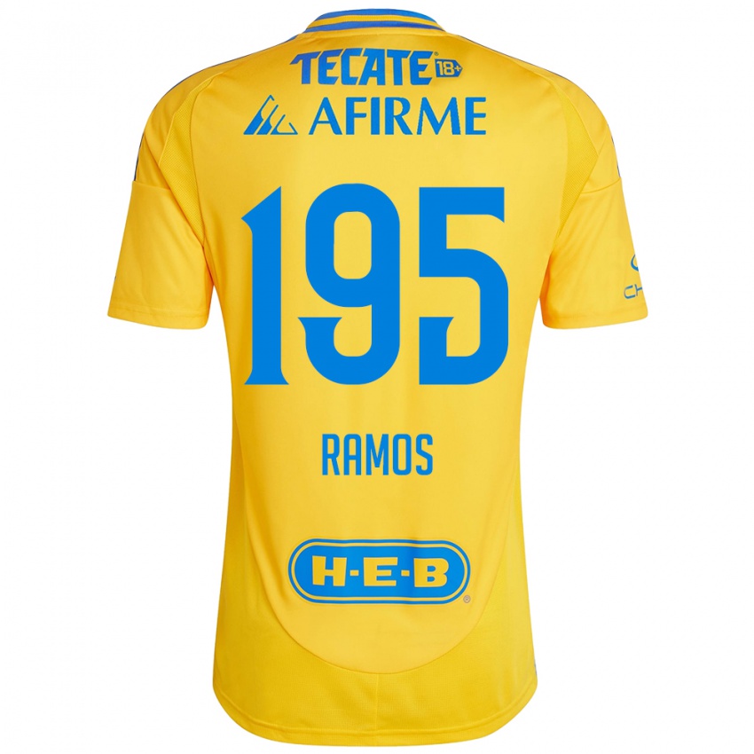 Criança Camisola Rodrigo Ramos #195 Ouro Amarelo Principal 2024/25 Camisa