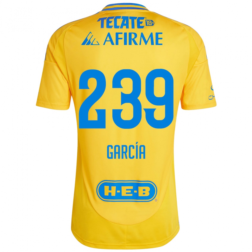 Criança Camisola Diego García #239 Ouro Amarelo Principal 2024/25 Camisa