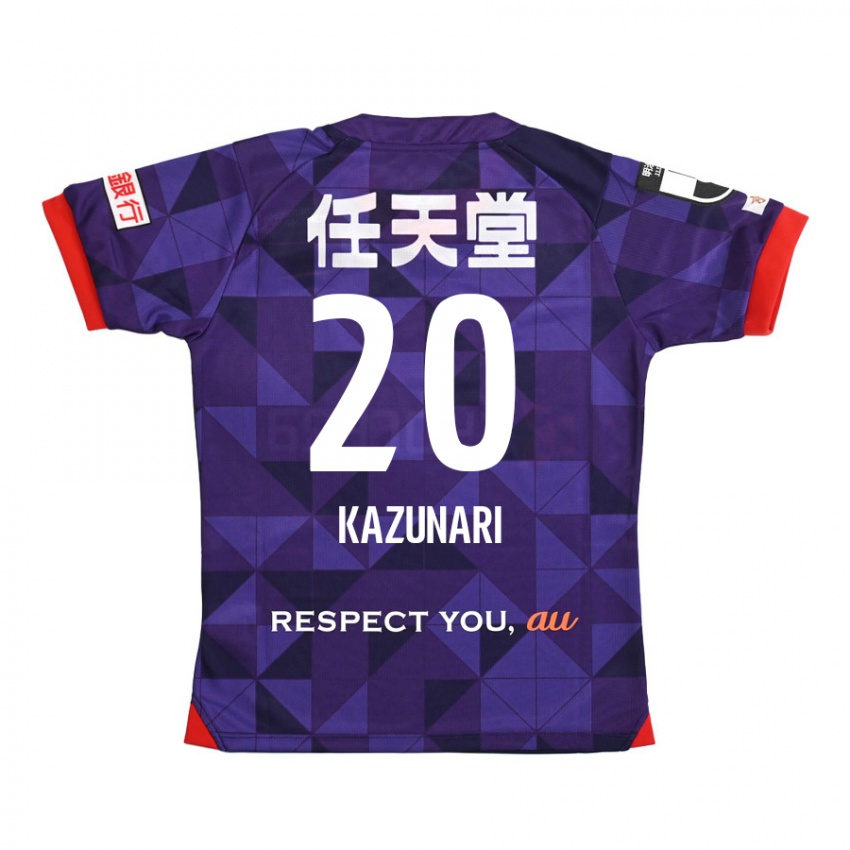 Criança Camisola Kazunari Kita #20 Roxo Branco Principal 2024/25 Camisa