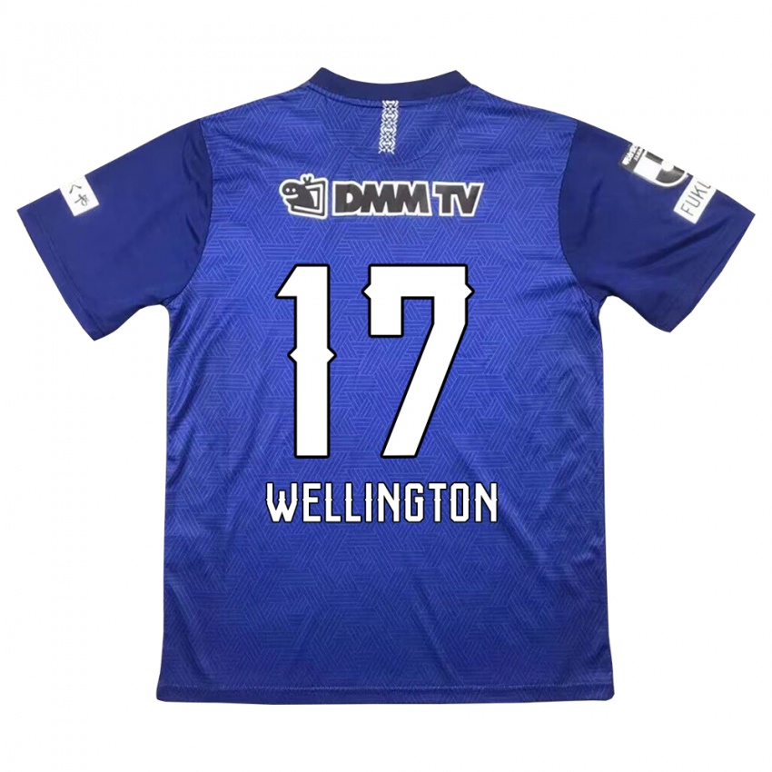 Criança Camisola Wellington #17 Azul Escuro Principal 2024/25 Camisa