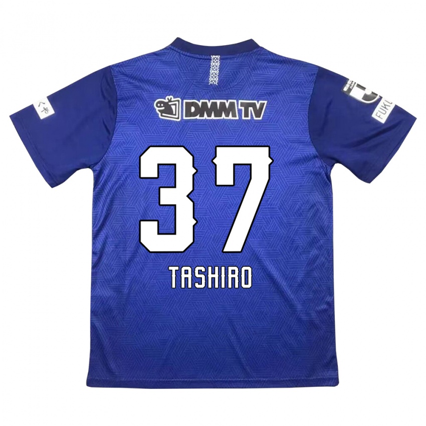 Criança Camisola Masaya Tashiro #37 Azul Escuro Principal 2024/25 Camisa