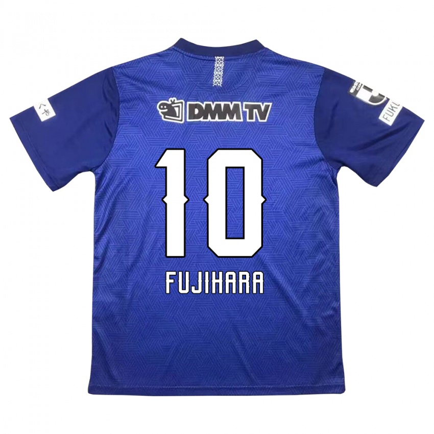 Criança Camisola Naoatsu Fujihara #10 Azul Escuro Principal 2024/25 Camisa