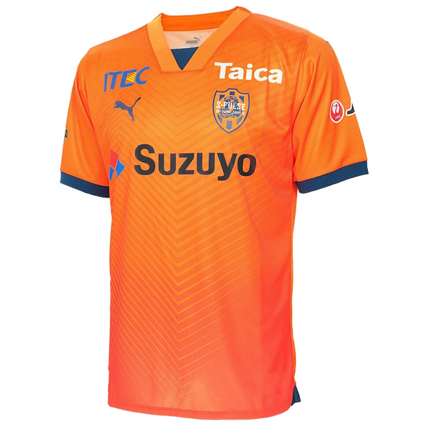 Criança Camisola Lucas Braga #11 Laranja Azul Principal 2024/25 Camisa