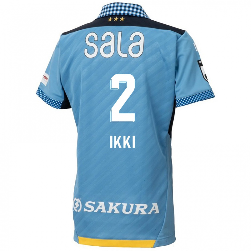 Criança Camisola Ikki Kawasaki #2 Azul Preto Principal 2024/25 Camisa