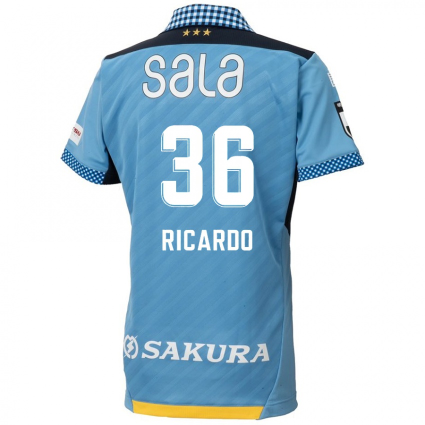 Criança Camisola Ricardo Graça #36 Azul Preto Principal 2024/25 Camisa