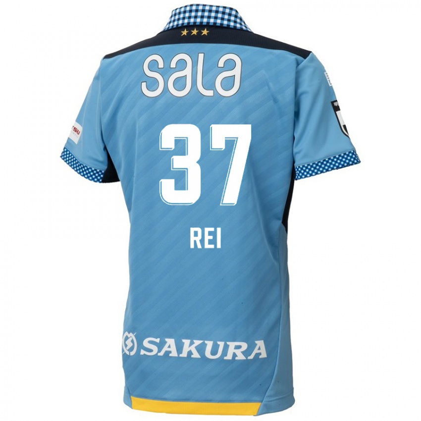 Criança Camisola Rei Hirakawa #37 Azul Preto Principal 2024/25 Camisa