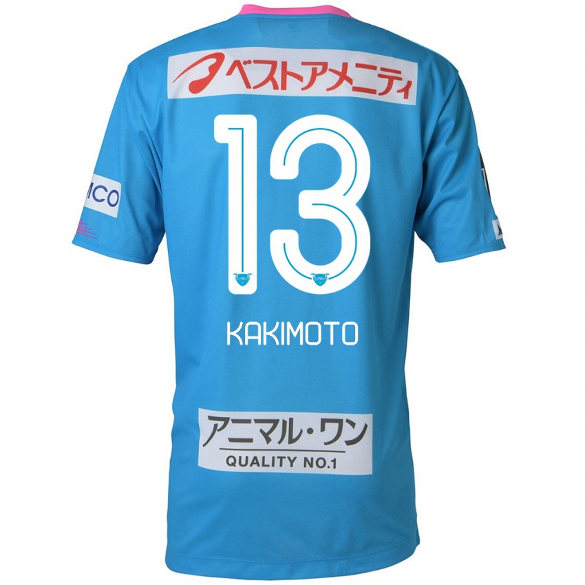 Criança Camisola Yuto Kakimoto #13 Azul Rosa Principal 2024/25 Camisa