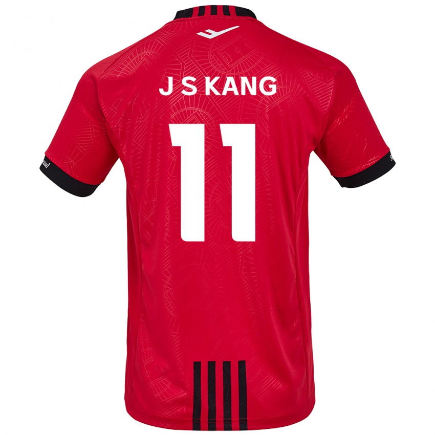 Criança Camisola Seong-Jin Kang #11 Vermelho Preto Principal 2024/25 Camisa