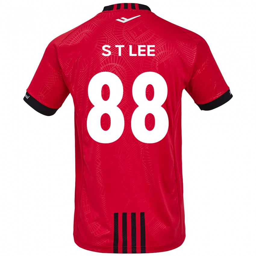 Criança Camisola Tae-Seok Lee #88 Vermelho Preto Principal 2024/25 Camisa