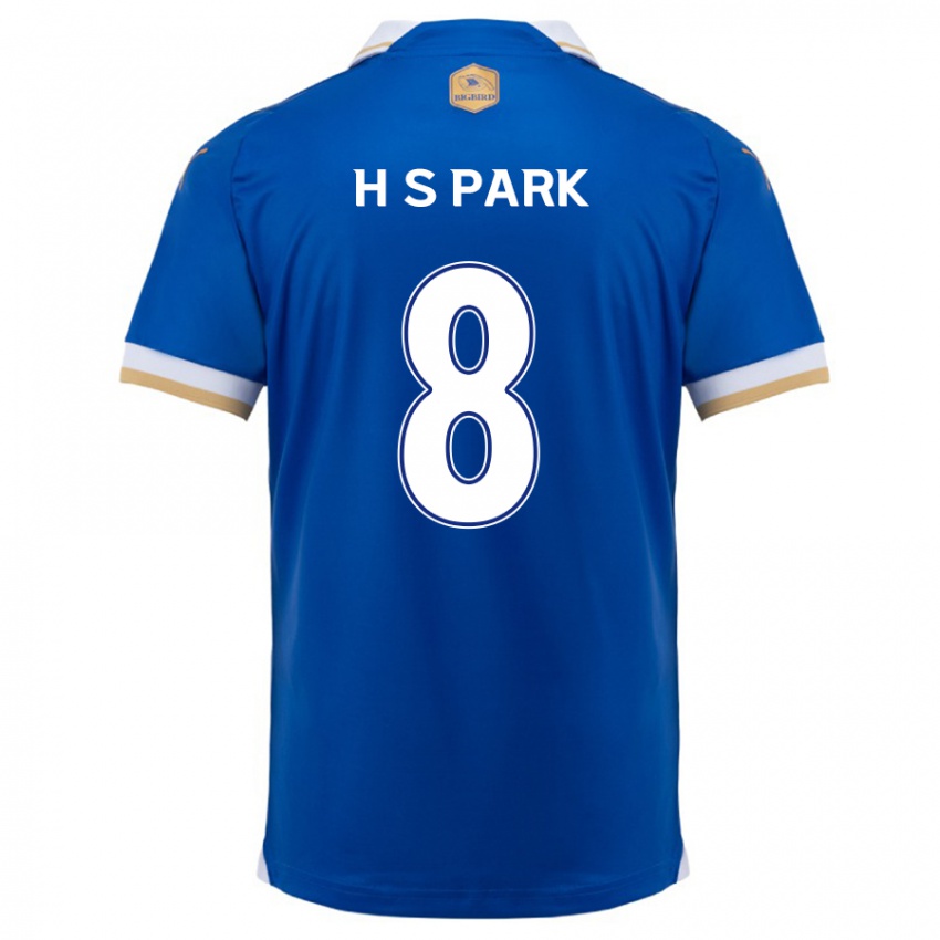 Criança Camisola Sang-Hyeok Park #8 Branco Azulado Principal 2024/25 Camisa